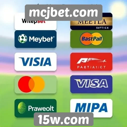 Métodos de pagamento aceitos no mcjbet.com
